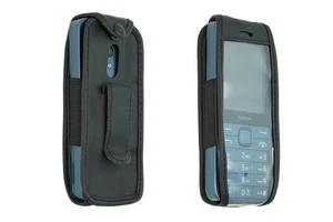 caseroxx Leather-Case with belt clip compatible with Nokia 225 4G (2024) made fr - Picture 1 of 4