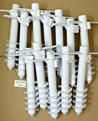 Paraguas de Playa Anclaje de Arena Resistente, Base para Sombrillas Exterior (PAQUETE DE 12) Foto 1 de 4