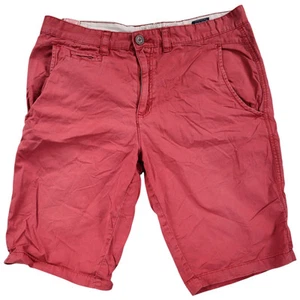 SoulCal & Co Union Born Mens Shorts Size 34 Red 5-Pocket Design 100% Cotton - Picture 1 of 8