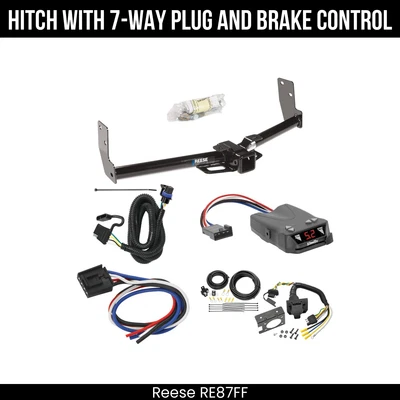 Paquete de remolque enganche + control de freno para Cadillac SRX 10-16 con paquete de remolque OEM 44638 clase 3 Foto 1 de 4