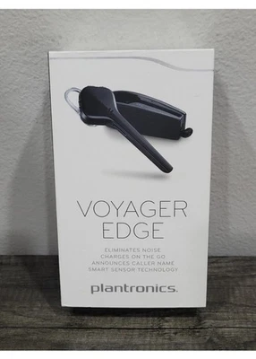 Plantronics Voyager Edge Bluetooth Wireless Headset with Charging Case - Black - Image 1 of 3