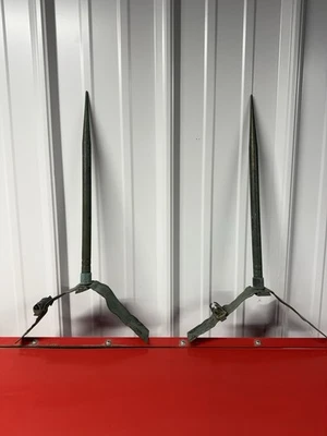 ¿Cobre/latón vintage? Varillas de aligeramiento de 14” de alto Foto 1 de 2