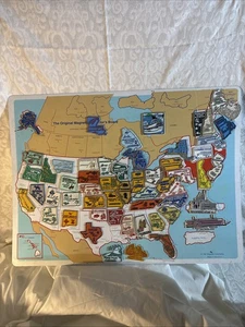 Tablero de exhibición de colección de 58 imanes de mapa estatal 1997 | Provincias de Canadá - Imagen 1 de 5