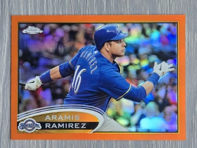 ARAMIS RAMIREZ REFRACTOR NARANJA 2012 TOPPS CROMO CERVECEROS Foto 1 de 2