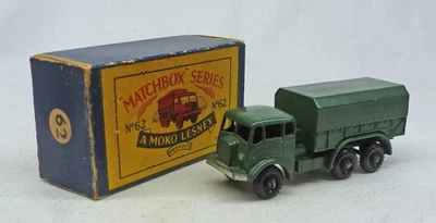 Camión de servicio general Moko Lesney Matchbox Toys MB62a con caja tipo B3 Foto 1 de 2