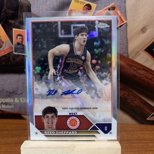 2023 Reed Sheppard Topps Chrome McDonald’s RC AUTO CA-RS Refractor Hot SP!
