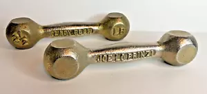 Joe Lo Prinzi 2,5 LB Hantel Lady Bell Gusseisen Vintage Handgewichte - Bild 1 von 6