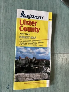 Mapa desplegable HAGSTROM del condado de Ulster Nueva York mapa agotado - Imagen 1 de 1