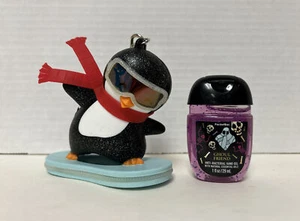Bath & Body Works Snowboard Penguin Pocketback Holder & Pocketbac HTF - Picture 1 of 3