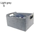 Container Clothes Organizer Foldable Box Felt Storage Basket Sundries Container