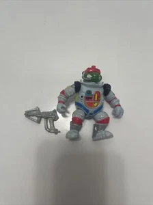 VTG 1990 Teenage Mutant Ninja Turtles Raphael SPACE CADET ASTRONAUT Figure TMNT - Picture 1 of 9