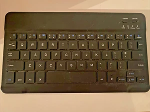 Wiederaufladbare kabellose Bluetooth Tastatur für IOS iPad-Android-Tablet-PC-Windows - Bild 1 von 2