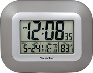 Large Digital Wall Clock Battery Operated Large Digital Clock with Temperature D