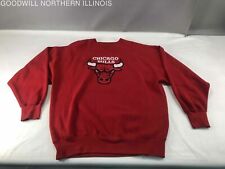 Men's Vintage Chicago Bulls Basketball Nba Applique Logo Sweatshirt, Sz. Xxl