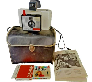 ANCIEN APPAREIL PHOTO INSTANTANE POLAROID LAND CAMERA SWINGER FLASH - Imagen 1 de 24