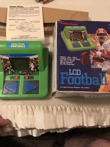 Radio Shack Electronic Football Handheld Game LCD Handheld w Box Tested W/Papers - Picture 1 of 6