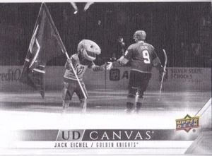 JACK EICHEL 2022-23 CUBIERTA SUPERIOR 2 LIENZOS NEGROS SP #C200 CABALLEROS DORADOS - Imagen 1 de 1