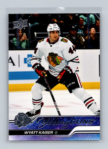2023-24 Upper Deck Series 1 Young Guns Wyatt Kaiser #229 Chicago Blackhawks