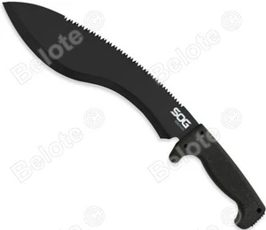 SOG SOGfari Kukri Machete, 18" 3Cr13 Stahl, schwarze Griffe 15oz MC11-N NEU - Bild 1 von 1