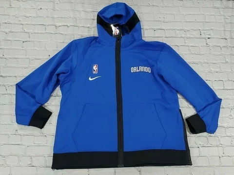 Nike Orlando Magic Blue Showtime Performance Full-Zip Hoodie CN4050-480 SZ LARGE Cover
