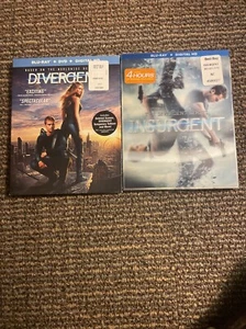Divergent / Insurgent Blu-ray Shailene Woodley Like New - Picture 1 of 1