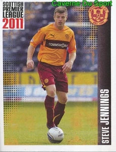 365 S.JENNINGS ENGLAND MOTHERWELL.FC STICKER SCOTTISH PREMIER LEAGUE 2011 PANINI - Picture 1 of 1