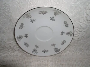 Fukagawa Arita Pattern No 1040 White Rose Hand Painted Saucer Cup Plate - Picture 1 of 3