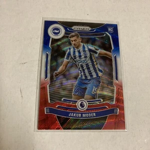 2021-22 Panini Prizm Jakub Moder RC Rookie Rosso Bianco e Blu Prizm #191 - Foto 1 di 4
