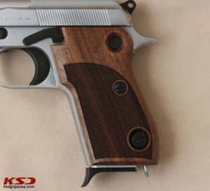 KSD Brand Beretta Mod 951 Compatible Walnut Grips Diamond - Picture 1 of 3