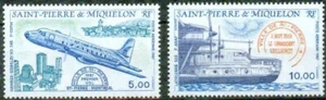 ST.PIERRE & MIQUELON-1988- AIR TRANSPORTATION-VF** - Bild 1 von 1