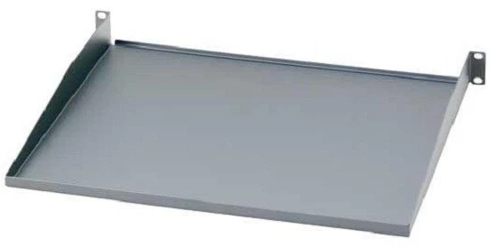 Panduit 19" FRONT MOUNT STEEL SHELF PANSRM19FM1 Powder Coated, Black *USA Brand - Image 1 of 1