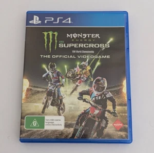 Very Good! Genuine PlayStation 4 Game PS4 Monster Energy Supercross PAL AUS - Picture 1 of 4