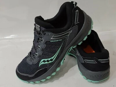 Saucony Excursion TR13 Running Shoe Womens S10527-4 Black Gray Blue Sz 10W - Image 1 of 4