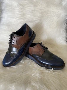 YVO Mens Oxford Shoes Made In Italy Size 7 / 40 - Picture 1 of 10