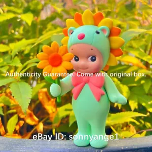 Sonny Angel Flower Gift Sunflower Lion Mint Green Mini Figure - Imagen 1 de 11
