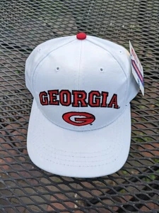 Vtg NOS 90s University of Georgia Bulldogs Block Letter Snapback Hat Cap NCAA - Picture 1 of 9