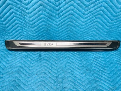 BMW 650i 645Ci M6 Passenger Door Scuff Plate Black 2004-2010 OEM - Image 1 of 4
