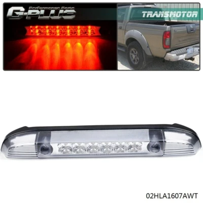 APTO PARA 01-04 NISSAN FRONTIER PICKUP LED TERCERA LUZ DE FRENO LÁMPARA DE CARGA TRASERA Foto 1 de 4