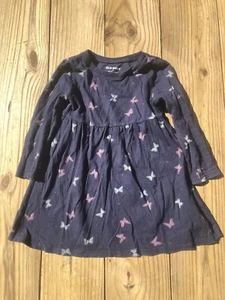 Old Navy Kleid 2T Schmetterling dunkelblau - Bild 1 von 4