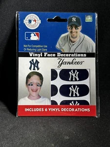 New York Yankees Baseball MLB Face Stickers •Set Of 2• - Picture 1 of 1