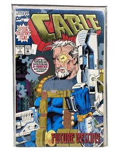 Cubierta variante de lámina de oro en relieve Cable #1 (mayo de 1993, Marvel Comics) - Imagen 1 de 9