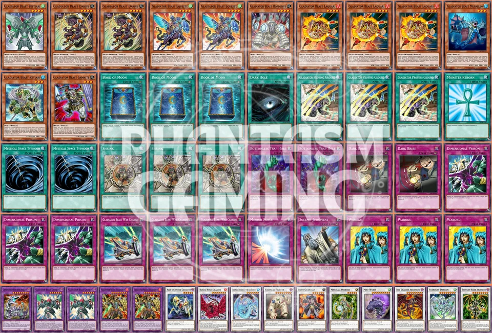Gladiator Beast Deck Gyazrus Stardust Dragon Thought Ruler Archfiend Yugioh - Image 1 of 1