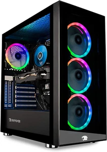 Gaming PC Computer Desktop Element MR 9320 (Intel I7-10700F 2.9Ghz, NVIDIA GTX 1 - Picture 1 of 12