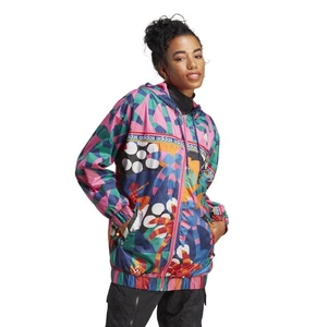 Size M- Adidas X Farm Rio Women’s Waterproof Jackets,  Bold Green/Pulse Magenta - Picture 1 of 7