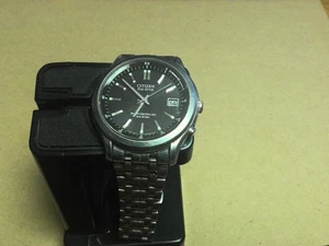 Citizen H415-S04549 Analog Quartz Men Watch Eco Drive 5 Vintage 671529402 - Picture 1 of 5
