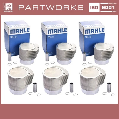 6x Pistons + Cylinder for Porsche 911 3.3 Turbo 930 - Image 1 of 4