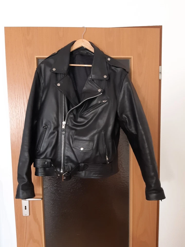 Motorrad Lederjacke Gr.XL Schwarz zu verkaufen - Bild 1 von 1