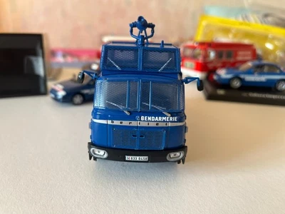 GENDARMERIE  NATIONALE - BERLIET ANTI EMEUTE - CAMION UNITE DEVIDOIR - 1/43 - Photo 1/4