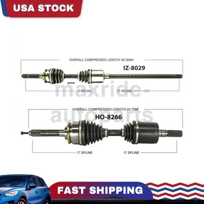 Junta de eje CV del lado del conductor del pasajero delantero para Isuzu Trooper Foto 1 de 3