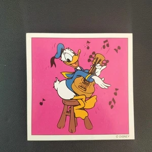 Pegatina vintage Mickey Toontown Disneyland Pato Donald - Imagen 1 de 2